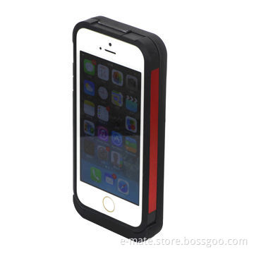 Detachable Solar Panel Protective Case for iPhone 5/5S/5C, 5V/1.0A Input